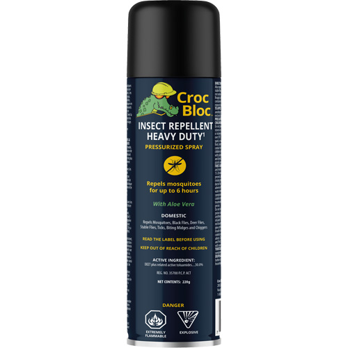 Insectifuge puissant, DEET &agrave; 30 %, Vaporisateur, 220 g Meunier Outillage Industriel