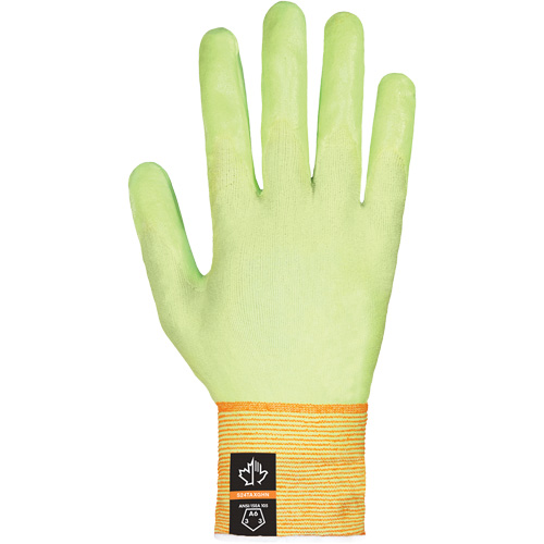 Gants ultra-fins haute visibilit&eacute; r&eacute;sistants &agrave; la coupe Dexterity Max, Taille 11, Rev&ecirc;tement Mousse de nitrile, Enveloppe en TenActiv, ASTM ANSI niveau A6 Meunier Outillage Industriel