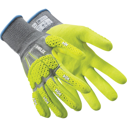 Gants antichocs Helix 3014IMP, 11/2T-Grand, Paume en PEHP, Poignet &eacute;lastique/Poignet en tricot Meunier Outillage Industriel