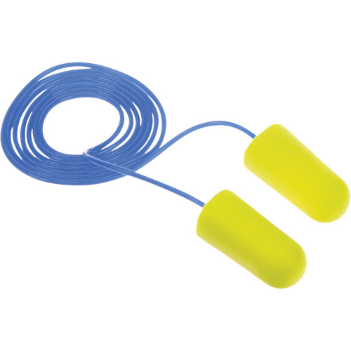 E-A-Rsoft Yellow Neon Earplugs, Bulk - Polybag, Corded Meunier Outillage Industriel