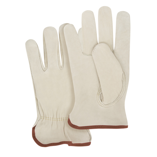 Close-Fit Driver's Gloves, Large, Grain Cowhide Palm Meunier Outillage Industriel