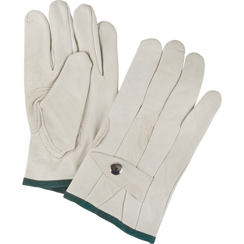 Gants de cordeur d'usage standard, Moyen, Paume Cuir fleur de vache Meunier Outillage Industriel