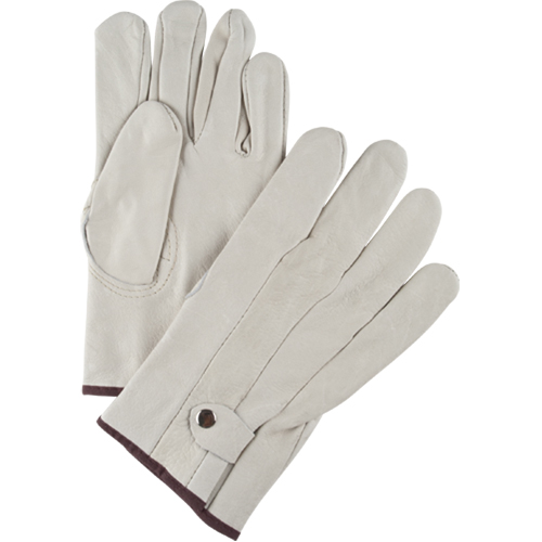 Gants de cordeur d'usage standard, Grand, Paume Cuir fleur de vache Meunier Outillage Industriel