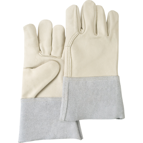 Standard-Duty Work Gloves, Large, Grain Cowhide Palm Meunier Outillage Industriel