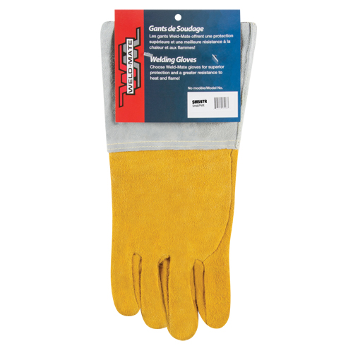 Gants de soudage TIG &agrave; ajustement sup&eacute;rieur, Cuir de daim refendu, Taille Petit Meunier Outillage Industriel