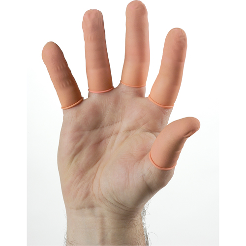 Doigtiers antistatiques en latex pour salles propres QRP Meunier Outillage Industriel