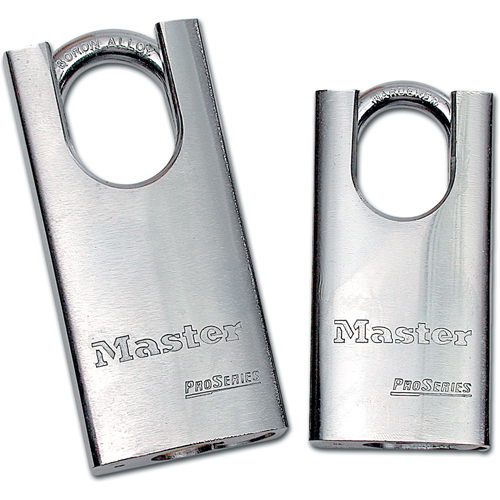 Shrouded Padlock, Keyed Different, Hardened Steel, 1-9/16" Width Meunier Outillage Industriel