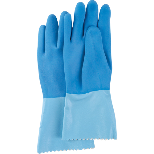 Blue-Grip Heavyweight Gloves, Size 6/Small, 12" L, Rubber Latex, Interlock Inner Lining, 45-mil Meunier Outillage Industriel