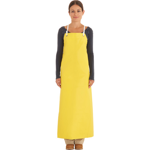 Reinforced Heavy-Duty Apron, Neoprene, 45" L x 35" W, Yellow Meunier Outillage Industriel