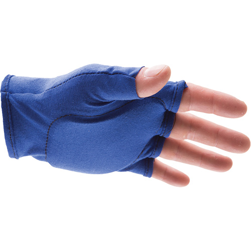 Doublures antichocs pour gants sans doigts, main droite, 6/T-petit, Paume en Synth&eacute;tique, Poignet &agrave; enfiler Meunier Outillage Industriel