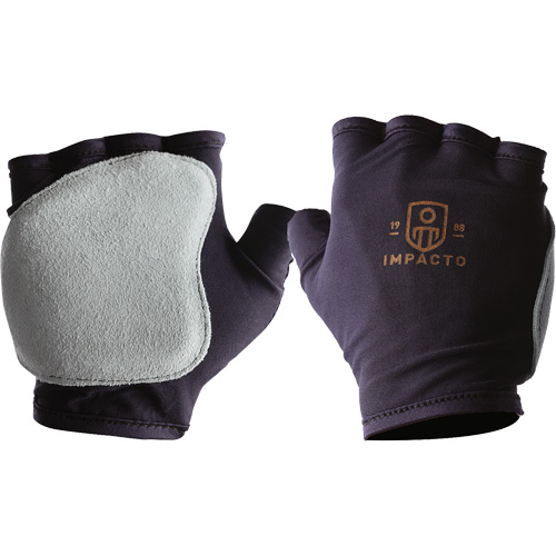 Gants antichocs sans doigts, main gauche, T-petit, Paume en Cuir refendu, Poignet &agrave; enfiler Meunier Outillage Industriel