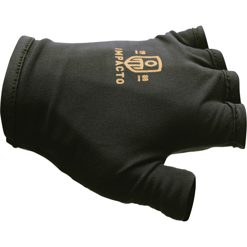 Gants antichocs sans doigts, main gauche, T-petit, Paume en Cuir refendu, Poignet &agrave; enfiler Meunier Outillage Industriel