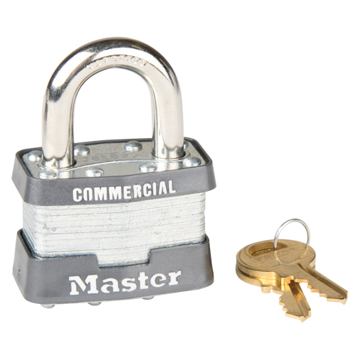 Pin Tumbler Padlock, Keyed Alike, Laminated Steel, 1-3/4" Width Meunier Outillage Industriel