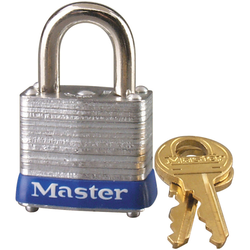 Pin Tumbler Padlock, Keyed Alike, Laminated Steel, 1-1/8" Width Meunier Outillage Industriel