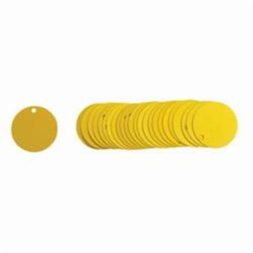 Blank Round Valve Tags, Aluminum, 1.5" dia Meunier Outillage Industriel