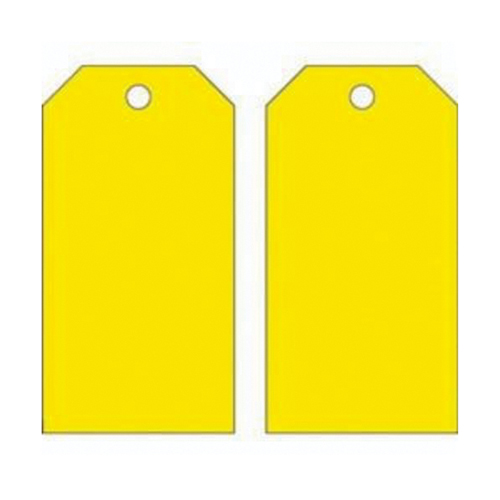 Blank Accident Prevention Tags, Metal, 3" W x 5-3/4" H Meunier Outillage Industriel