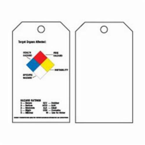 &eacute;tiquettes auto-plastifiantes du droit &agrave; l'information, Polyester, 3" la x 5-3/4" h, Anglais Meunier Outillage Industriel