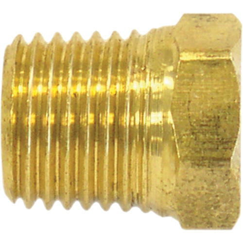 Bouchon de tuyau (t&ecirc;te hexagonale), 3/8" dia., Laiton Meunier Outillage Industriel