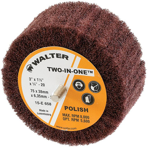 Meule &agrave; lamelles abrasives Two-In-One Meunier Outillage Industriel