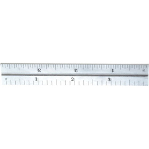Junior Combination Squares, 4" L, 8/100" Graduations, Steel, Satin Meunier Outillage Industriel
