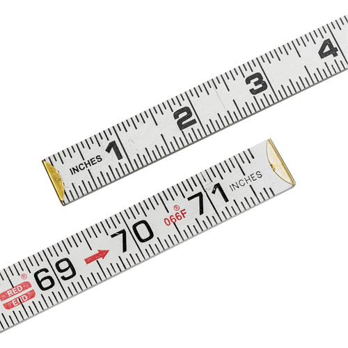R&egrave;gle plate Red End, 6' lo, Bois Meunier Outillage Industriel