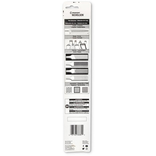 Sharpening File, Flat, 8", Single/Double Meunier Outillage Industriel