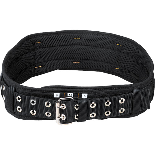 Ceinture de confort matelass&eacute;e de 5" de largeur, Nylon, Noir Meunier Outillage Industriel