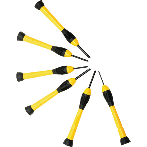 Jeu de tournevis de pr&eacute;cision, 6 mcx Meunier Outillage Industriel