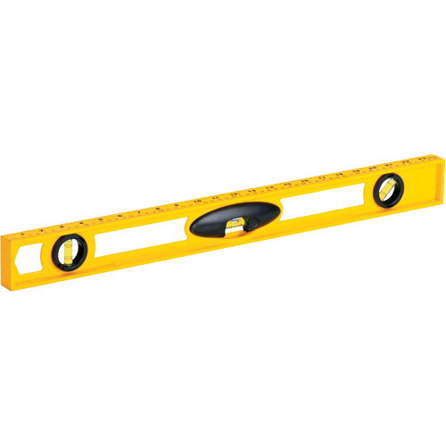 High-Impact ABS Level, I-Beam, 2' L, Plastic, 3, Non-Magnetic Meunier Outillage Industriel