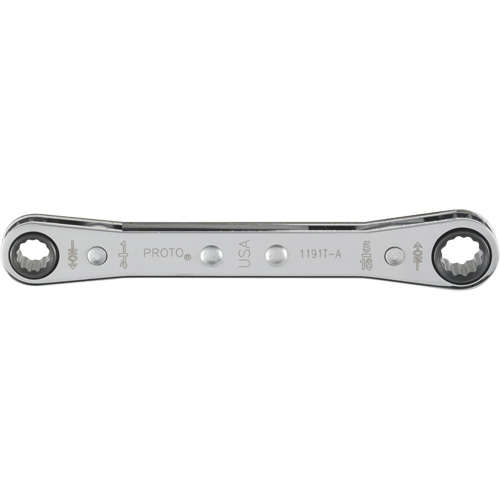 Cl&eacute; &agrave; cliquet polygonale double, 12 pans, 1/4" x 5/16", Fini Poli Meunier Outillage Industriel