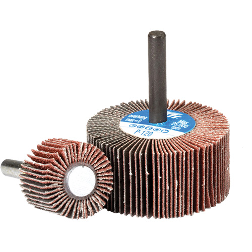 Flap Wheel, Aluminum Oxide, 180 Grit, 3" x 1" x 1/4" Meunier Outillage Industriel