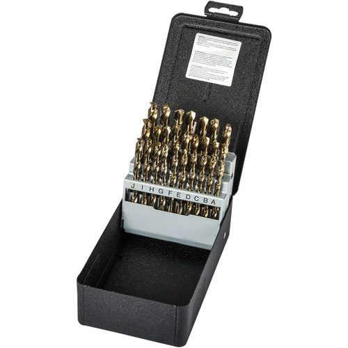 Jobber Length Drill Bit Set, 26 Pieces, High Speed Cobalt Meunier Outillage Industriel