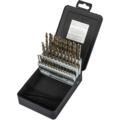 Jobber Length Drill Bit Set, 60 Pieces, High Speed Cobalt Meunier Outillage Industriel