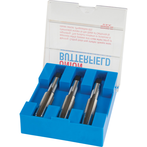 Hand Tap Set, High Speed Steel, 4-40 Thread Meunier Outillage Industriel