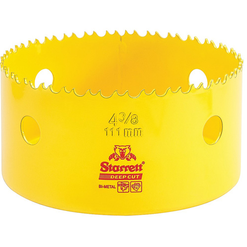 Scie &agrave; cloche bim&eacute;tal 4-3/8", 4-3/8", Profondeur de la coupe 2", Bim&eacute;tal Meunier Outillage Industriel