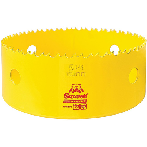 Scie &agrave; cloche bim&eacute;tal 5-1/4", 5-1/4", Profondeur de la coupe 2", Bim&eacute;tal Meunier Outillage Industriel