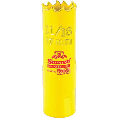 Scie &agrave; cloche bim&eacute;tal - 11/16", 11/16", Profondeur de la coupe 1-5/8", Bim&eacute;tal Meunier Outillage Industriel