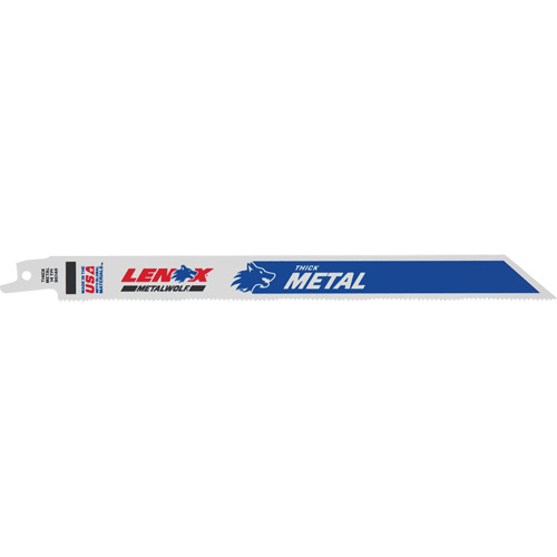 Lames de scie alternative pour le m&eacute;tal, Bim&eacute;tal, 14 Dents par pouce, 9" lo x 3/4" la Meunier Outillage Industriel
