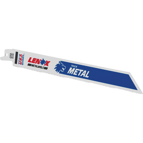 Lames de scie alternative pour le m&eacute;tal, Bim&eacute;tal, 14 Dents par pouce, 9" lo x 3/4" la Meunier Outillage Industriel