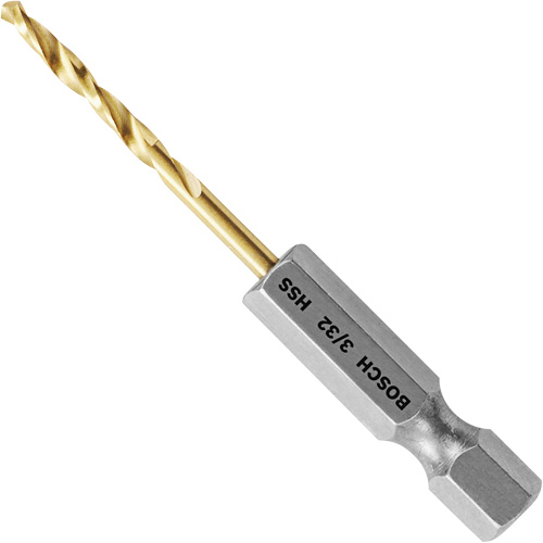Impact Tough Drill Bit, High Speed Steel, 3/4" Flute, 118° Point Meunier Outillage Industriel