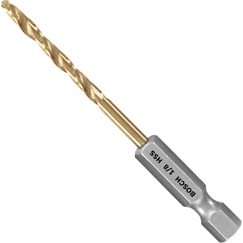 Impact Tough Drill Bit, High Speed Steel, 1-3/4" Flute, 135° Point Meunier Outillage Industriel