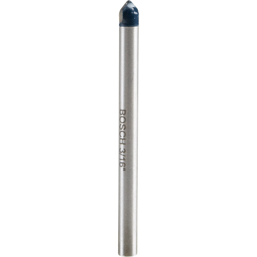 Glass and Tile Bit, Carbide, 4" Flute Meunier Outillage Industriel