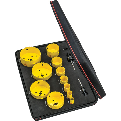 Electrician's Hole Saw Kit, 14 Pieces Meunier Outillage Industriel