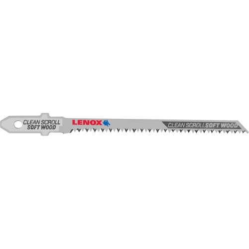 Clean-Cutting Jigsaw Blades, Bi-Metal, T-Shank, 3-1/2" L, 20 TPI Meunier Outillage Industriel
