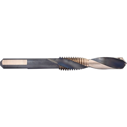 Taraud & Foret Combin&eacute;, 5/8"-11, Acier rapide, Cannelure 1-1/2" Meunier Outillage Industriel