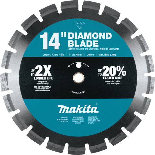 Lame diamant &agrave; bordure segment&eacute;e Meunier Outillage Industriel