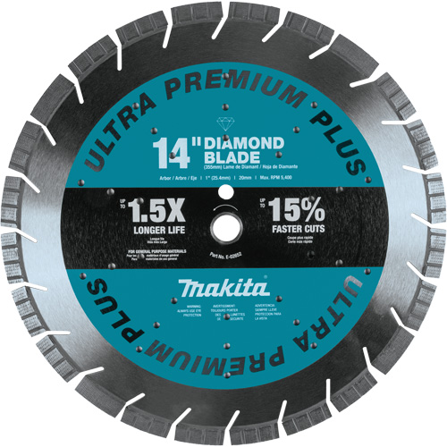 Lame diamant &agrave; bordure segment&eacute;e Ultra-Premium Plus Meunier Outillage Industriel