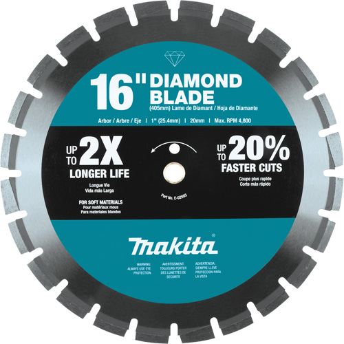 Lame diamant &agrave; bordure segment&eacute;e Meunier Outillage Industriel