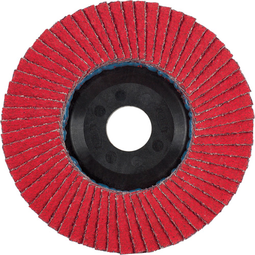 Disque &agrave; lamelles, 4-1/2" x 5/8"-11, Type 27, Grain 40, C&eacute;ramique Meunier Outillage Industriel