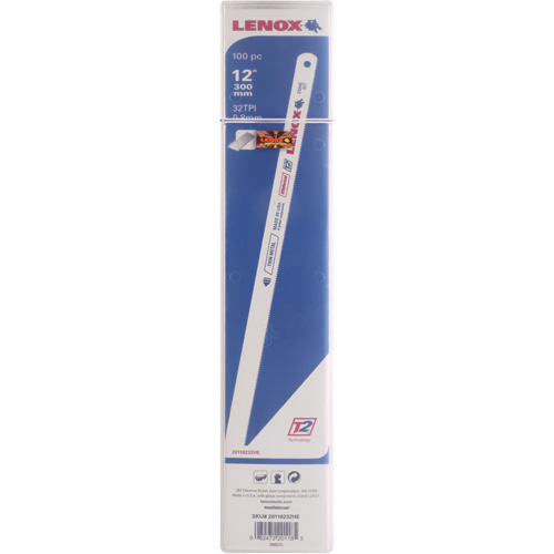 Hacksaw Blades, Bi-Metal, 12" L, 32 TPI Meunier Outillage Industriel